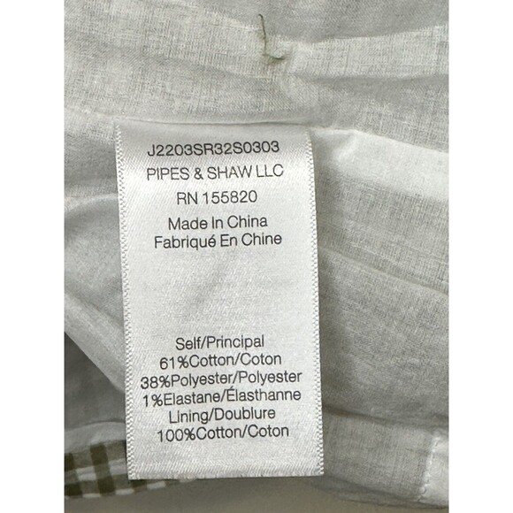 NWT VERONICA BEARD Jeans Aloya Smocked Cotton Blend Miniskirt Sz Large Gingham - Picture 5 of 7